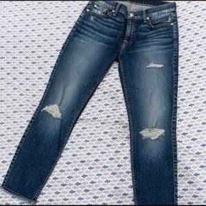 7 For all Mankind Skinny Jeans Ankle Grind